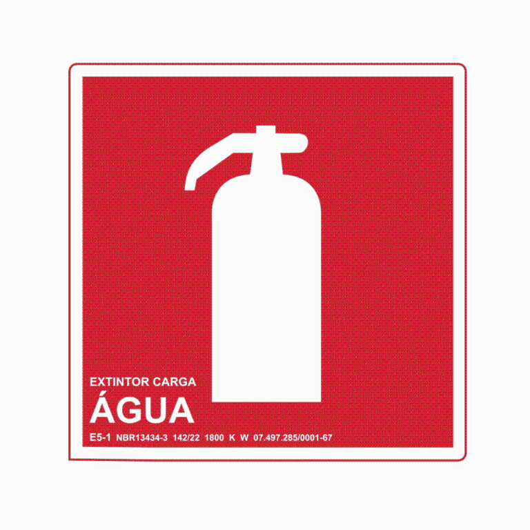 Placa Extintor AP com Descrição Fotoluminescente  -  15x20cm