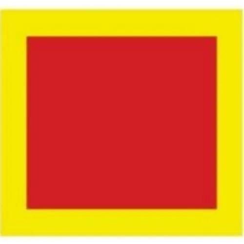 Sinalizador de Solo 1 x 1m (adesivo)