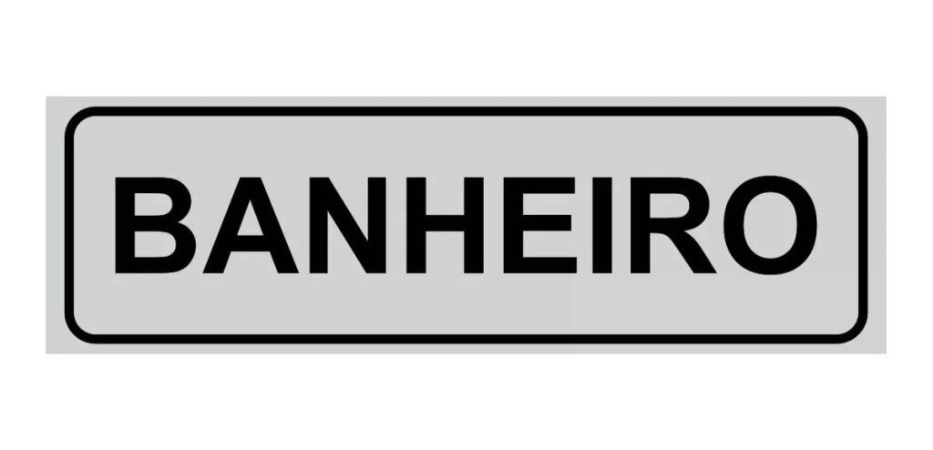 placa - Banheiro