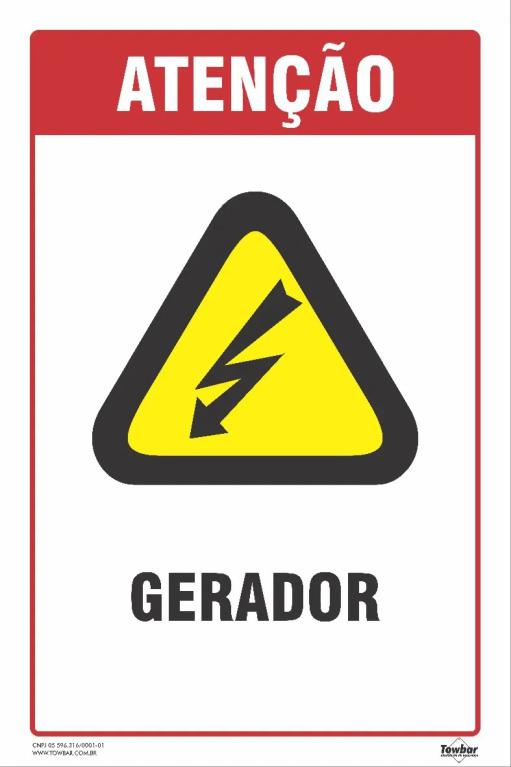 SINALIZAÇAO PARA GERADOR
