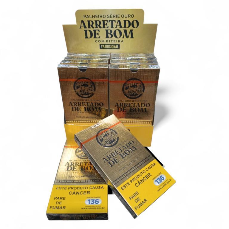 PALHEIRO A DE BOM SERIE OURO C/ PITEIRA TRADICIONAL 10X20 CIG