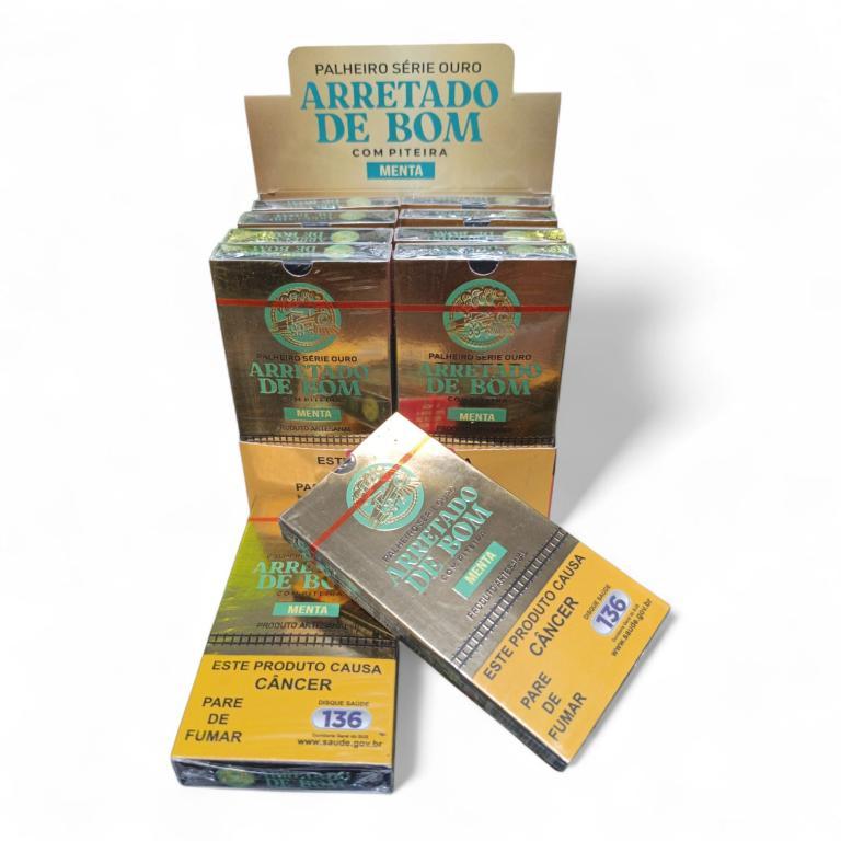 PALHEIRO A DE BOM SERIE OURO C/ PITEIRA MENTA 10X20 CIG