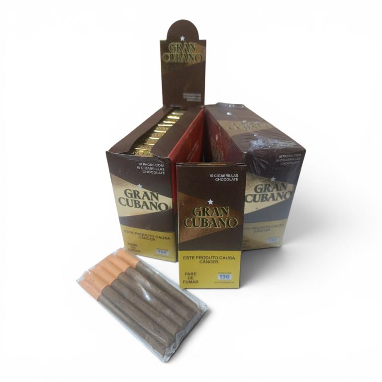CIGARRILHA GRAN CUBANO CHOCOLATE C/10