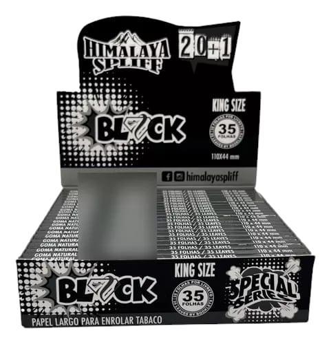 PAPEL SEDA SADHU HIMALAYA SPLIFF BLACK KS C/21