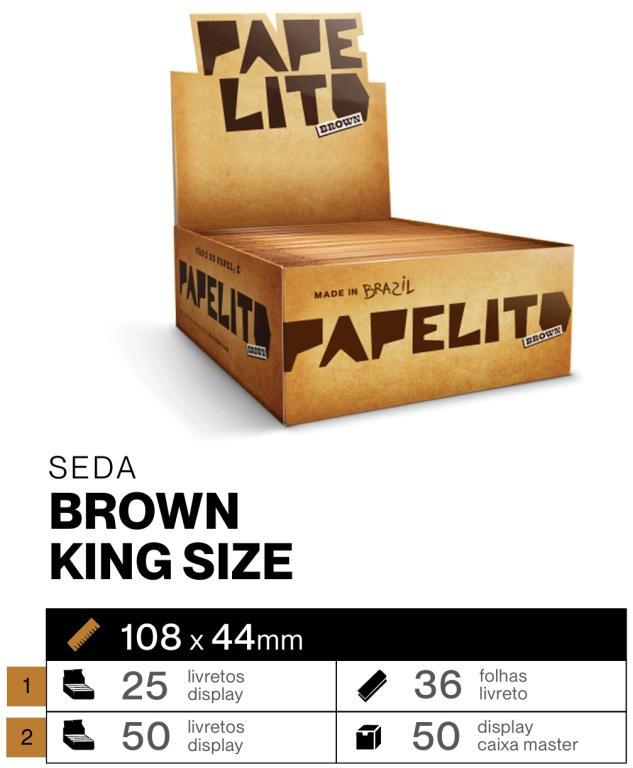 PAPEL SEDA PAPELITO BROWN KS C/50