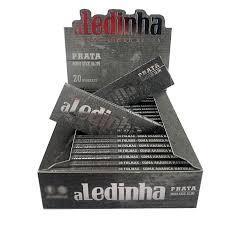 PAPEL SEDA ALEDINHA PRATA MINI SIZE SLIM C/20