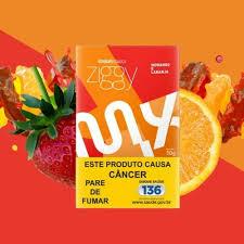 FUMO ZGY BRASIL MIX MORANGO E LARANJA C/ 10UN