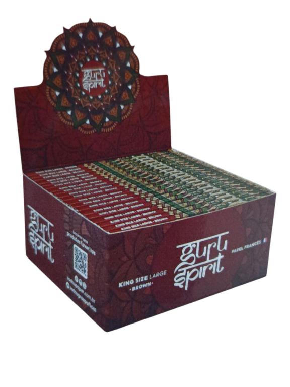PAPEL SEDA GURU SPIRIT KS BROWN LARGE C/40