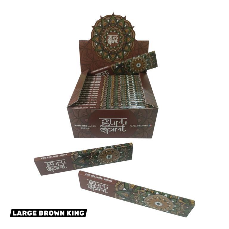 PAPEL SEDA GURU SPIRIT KS BROWN LARGE C/40