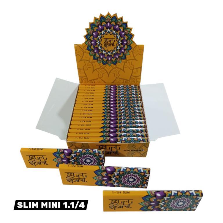 PAPEL SEDA GURU SPIRIT MINI 1.1/4 SLIM C/20