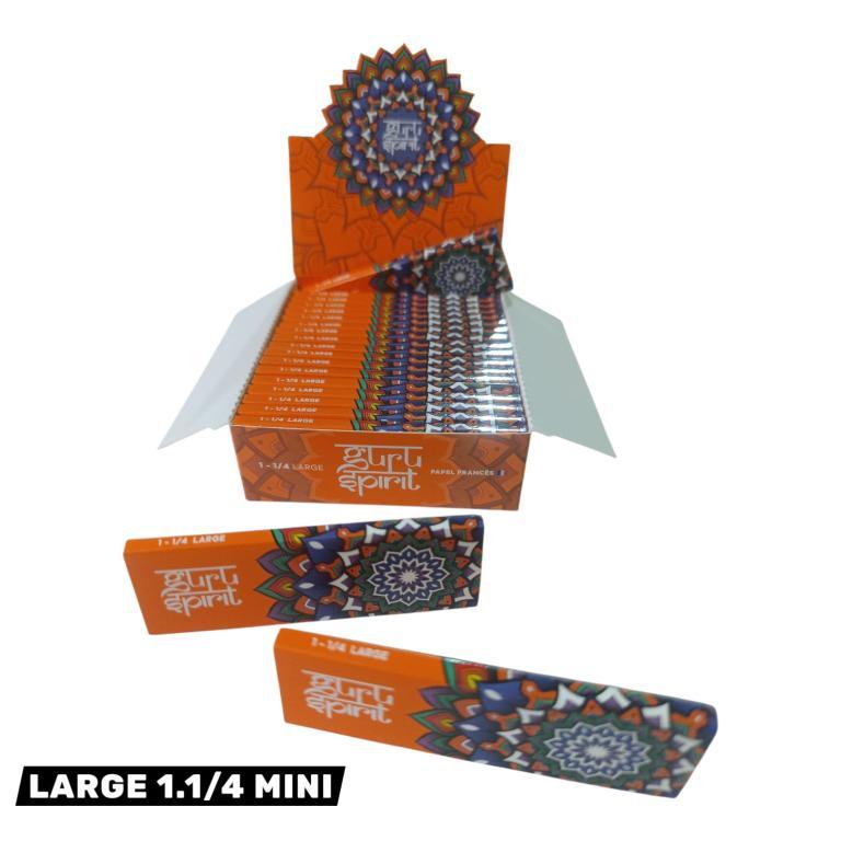 PAPEL SEDA GURU SPIRIT MINI 1.1/4 LARGE C/20