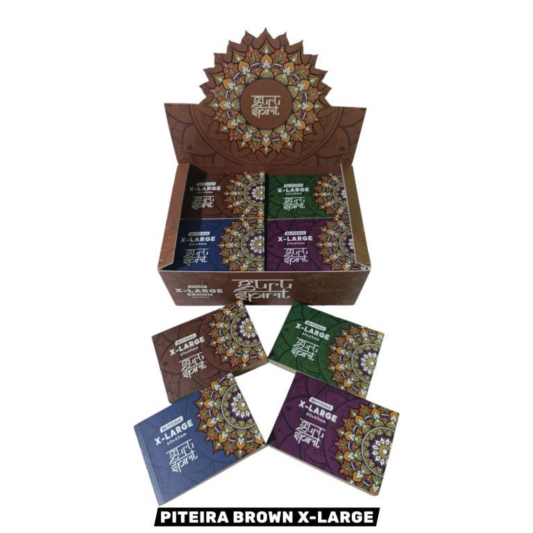PITEIRA DE PAPEL GURU SPIRIT X-LARGE BROWN C/20