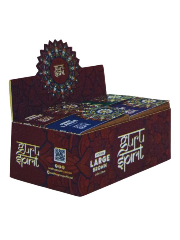 PITEIRA DE PAPEL GURU SPIRIT LARGE BROWN C/20
