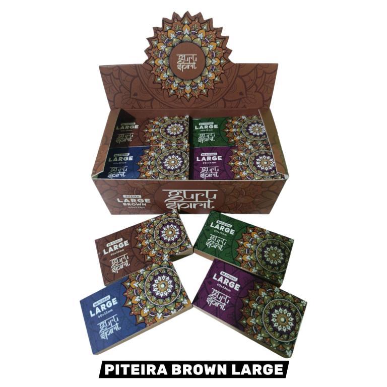 PITEIRA DE PAPEL GURU SPIRIT LARGE BROWN C/20