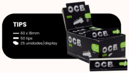 PITEIRA DE PAPEL OCB SLIM PREMIUM C/25