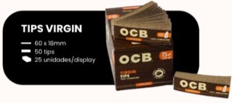 PITEIRA DE PAPEL OCB SLIM BROWN C/25