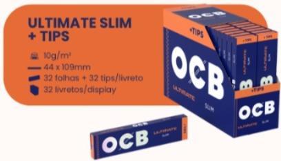 PAPEL SEDA OCB ULTIMATE KS + PITEIRA C/32