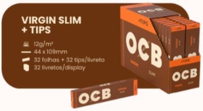 PAPEL SEDA OCB BROWN KS + PITEIRA C/32
