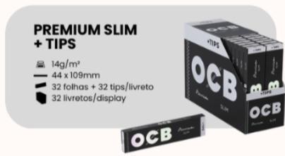 PAPEL SEDA OCB PREMIUM + PITEIRA C/32