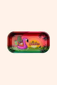 BANDEJA METAL RET SADHU COLEÇÃO SUMMER 21CM X 10,5CM X 1,8CM (SALTO SPLASH)