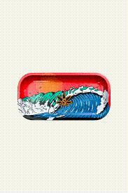 BANDEJA METAL RET SADHU COLEÇÃO SUMMER 21CM X 10,5CM X 1,8CM (SALTO SPLASH)