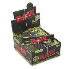 PAPEL SEDA RAW BLACK ORGANIC KS SLIM C/50