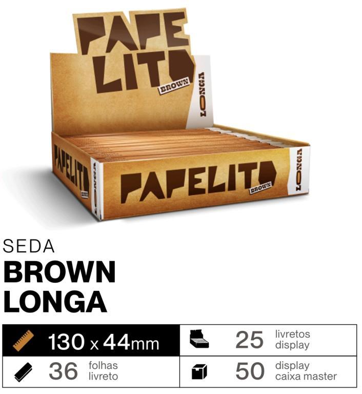 PAPEL SEDA PAPELITO BROWN LONGA C/25
