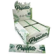 PAPEL SEDA PAPELITO SLIM KS C/ PITEIRA C/24 + 36 PITEIRAS