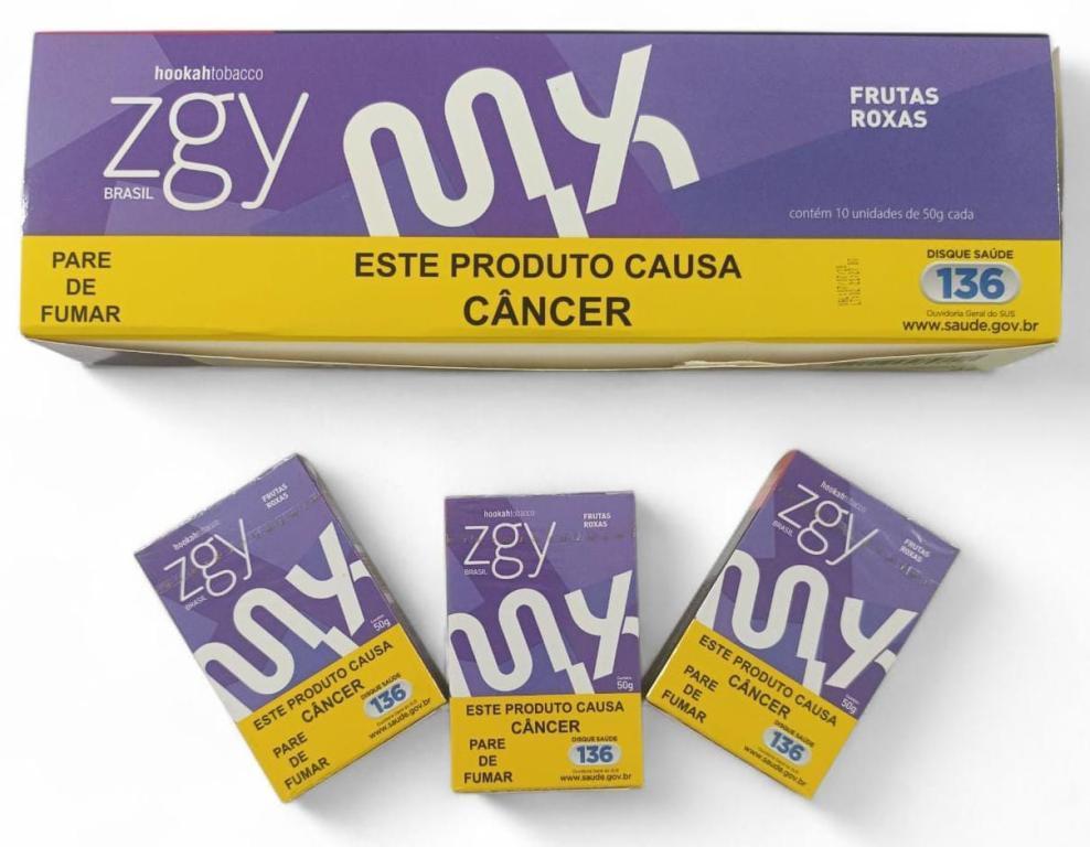 FUMO ZGY BRASIL MIX FRUTAS ROXAS C/10UN