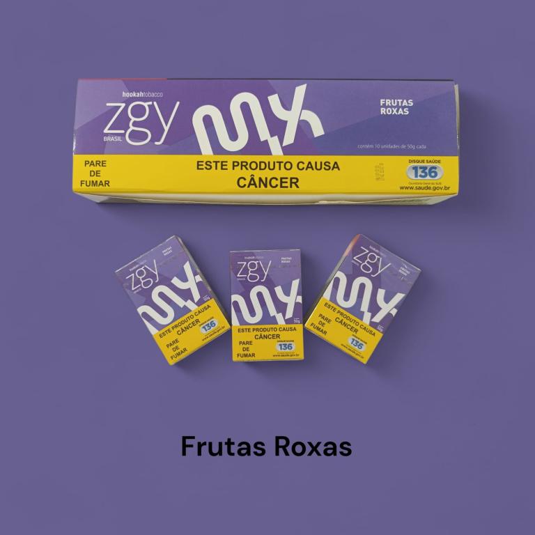 FUMO ZGY BRASIL MIX FRUTAS ROXAS C/10UN
