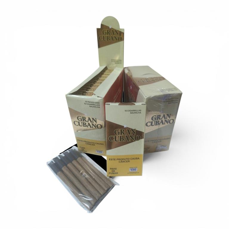 CIGARRILHA GRAN CUBANO BAUNILHA C/10