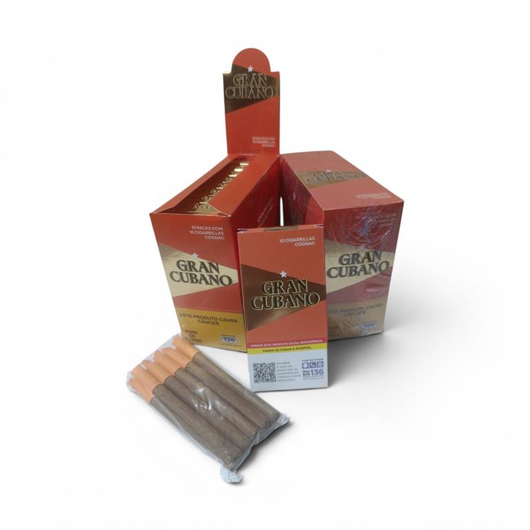 CIGARRILHA GRAN CUBANO CONHAQUE C/10