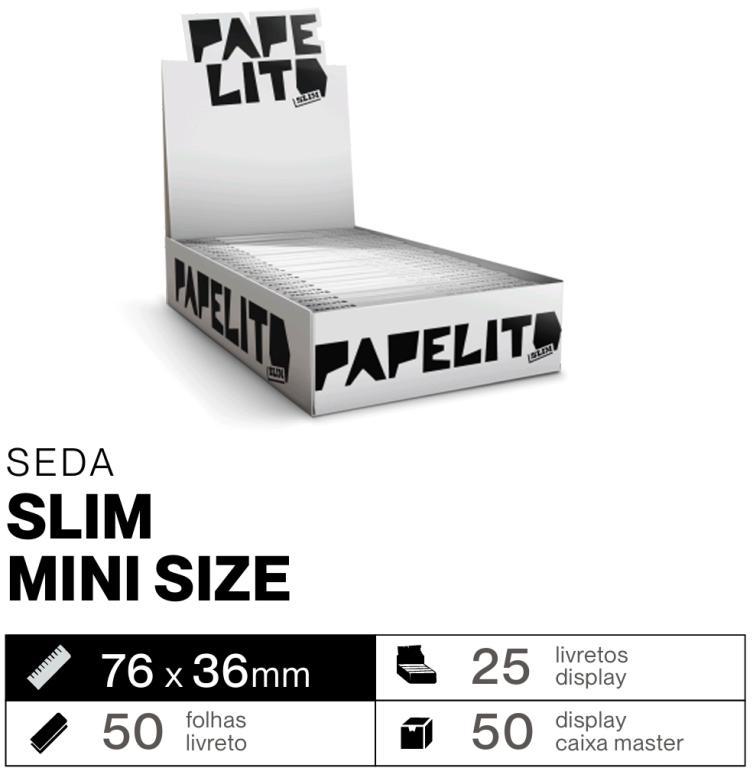 PAPEL SEDA PAPELITO SLIM MINI SIZE C/25