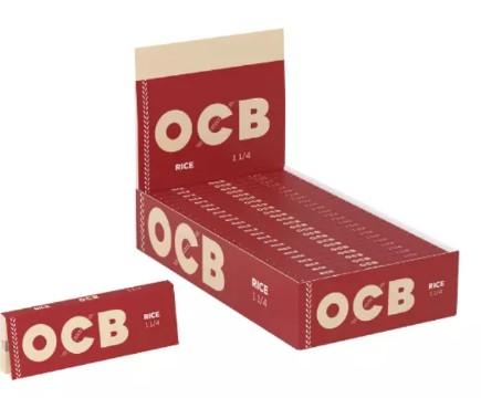 PAPEL SEDA OCB RICE MINI 1.1/4 C/25 (PAPEL DE ARROZ E CANHAMO ORGANICO)