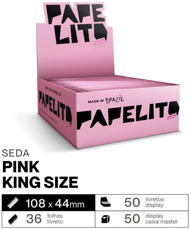 PAPEL SEDA PAPELITO PINK KING SIZE C/50