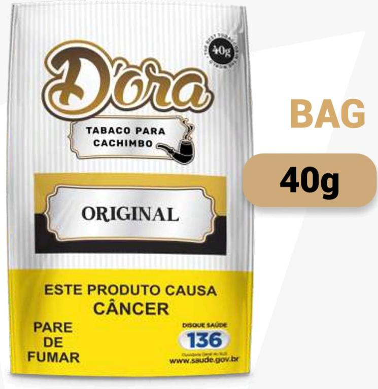 TABACO DORA P/ CACHIMBO ORIGINAL C/6 40G