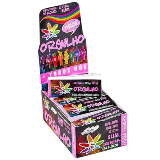 PITEIRA DE PAPEL SADHU ORGULHO SLIM C/24