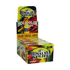 PITEIRA DE PAPEL HIMALAYA SPLIFF COLORS SLIM C/24