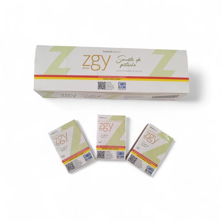 FUMO ZGY BRASIL SORVETE DE PISTACHE  C/10