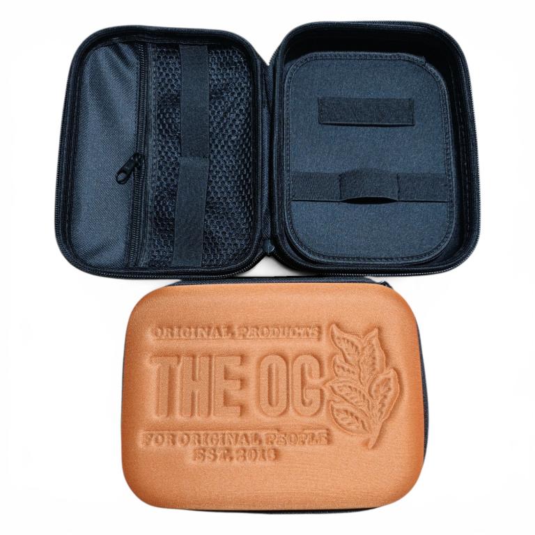 CASE THE OG LARANJA C/ ZIPER PRETO