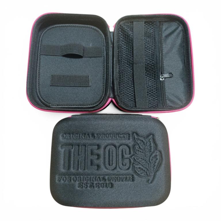 CASE THE OG PRETO C/ ZIPER ROSA