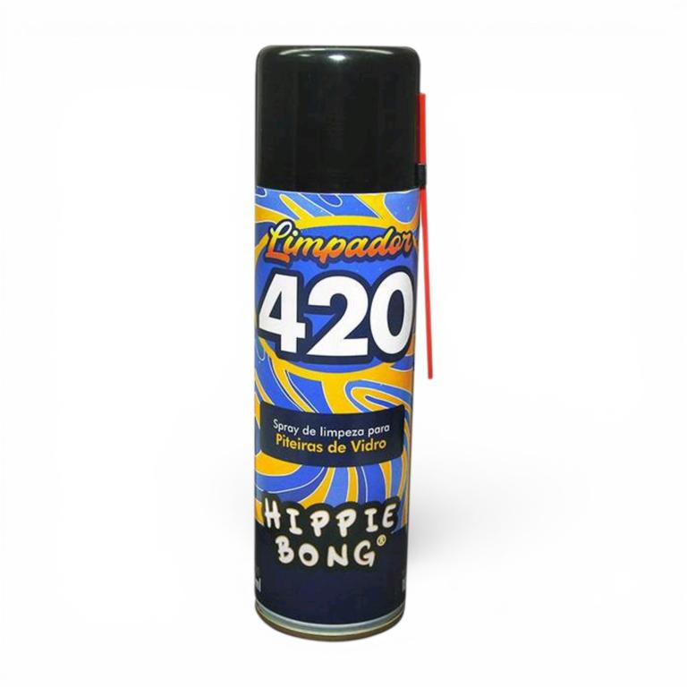 LIMPADOR 420 HIPPIE BONG PARA PITEIRAS DE VIDRO 300ML