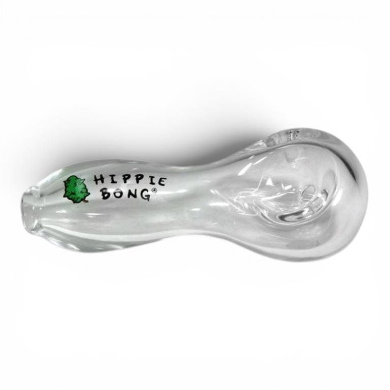 PIPE DE VIDRO HIPPIE BONG TRANSPARENTE 06MM