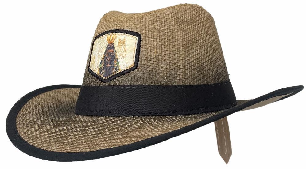 CHAPÉU DE JUTA SANTA - PRETO
