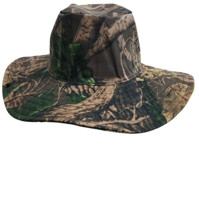 CHAPÉU AUSTRALIANO SEM PROTEÇÃO OXFORD - CAMUFLADO AMERICANO