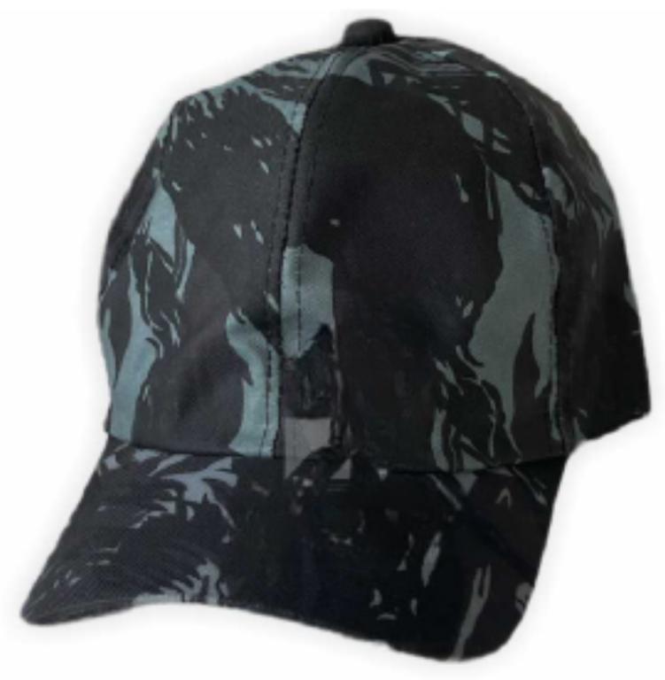 BONÉ SEM PROTEÇÃO COM VELCRO OXFORD - CAMUFLADO CINZA