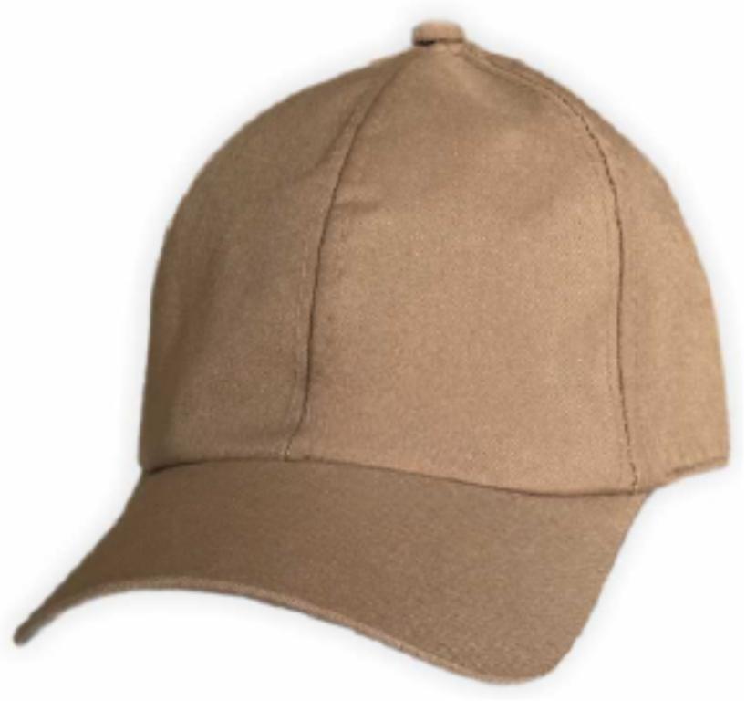BONÉ SEM PROTEÇÃO COM VELCRO OXFORD - CAQUI