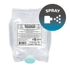 REFIL ALCOOL SPRAY ANTISSÉPTICO 400ML MULTI SEPT HC