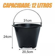 BALDE PLASTICO PEDREIRO 12LT ARQPLAST