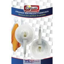 CABIDE PLASTICO COM VENTOSA 2UN CATUAI